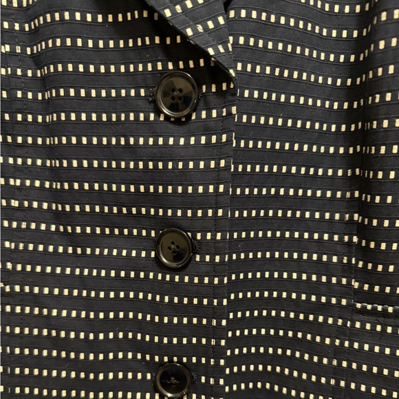 Rafaella Blue and White Polka Dot Striped Blazer Size 10 Excellent Condition - Picture 9 of 9